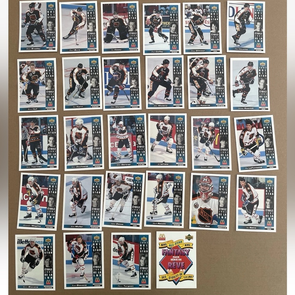 McDonald’s 1993/94 Upperdeck Complete Hockey Card Set